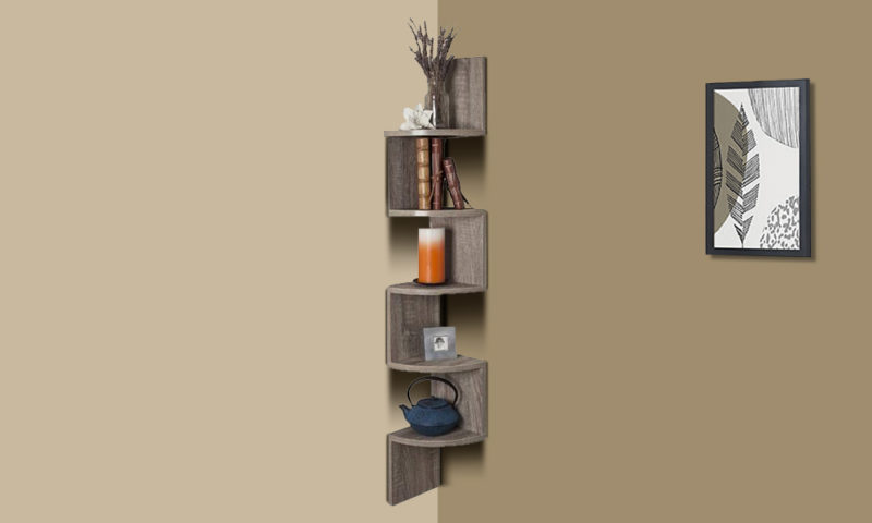 Zig-Zag 5 Tier Wall Shelf - Image 3