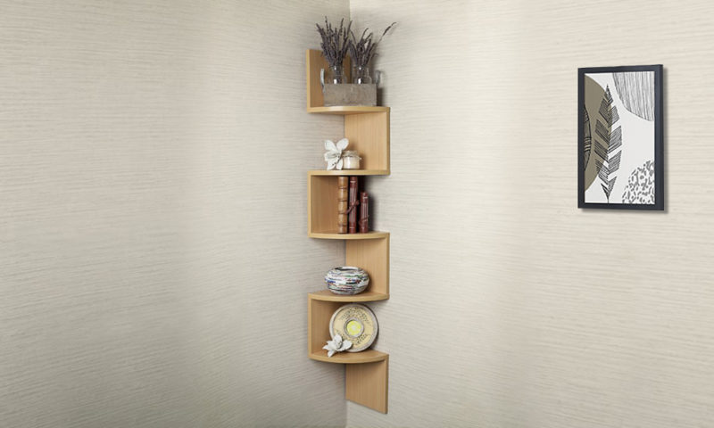 Zig-Zag 5 Tier Wall Shelf - Image 2