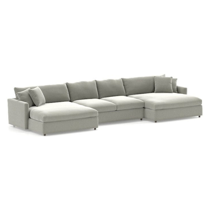 3-Piece Double Chaise Sectional Sofa - Image 2