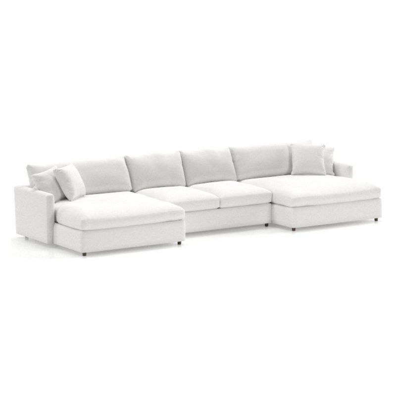 3-Piece Double Chaise Sectional Sofa - Image 3