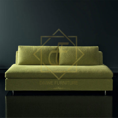 Bench Style Armless Sofa