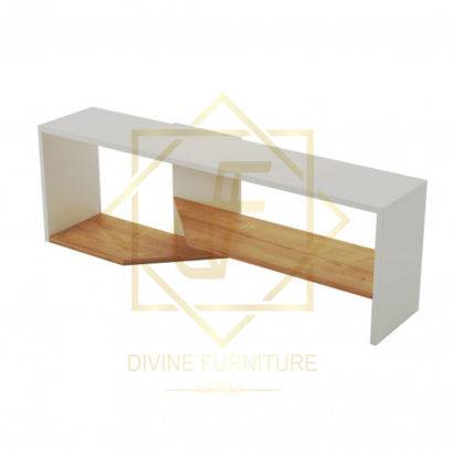 Modern TV Unit with Open Storage - Image 2