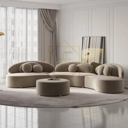 Luxury Curved Sectional Sofa - Image 10