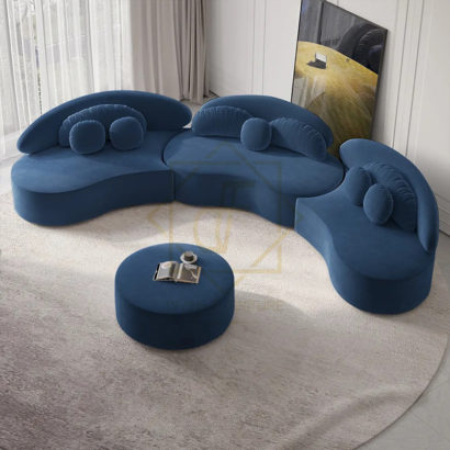 Luxury Curved Sectional Sofa - Image 8