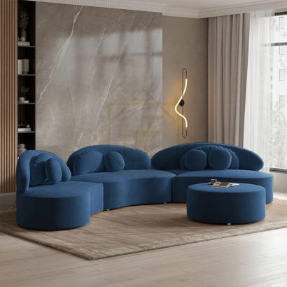 Luxury Curved Sectional Sofa - Image 7