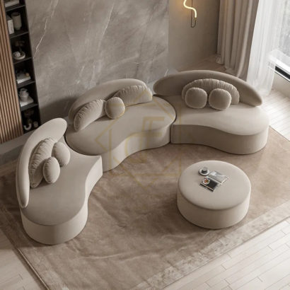 Luxury Curved Sectional Sofa - Image 2