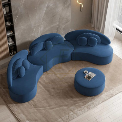 Luxury Curved Sectional Sofa - Image 6