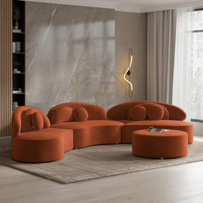 Luxury Curved Sectional Sofa - Image 3