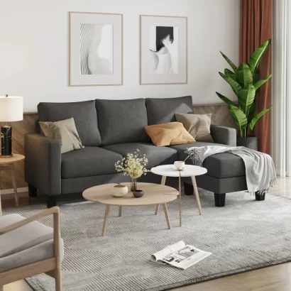 Modern Upholstered Sectional Sofa - Image 5