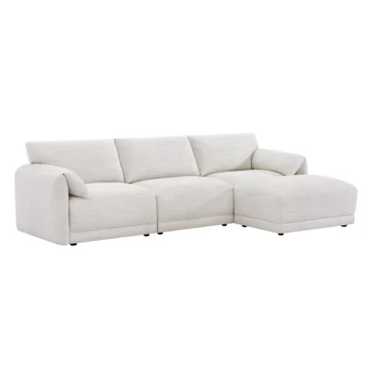 Boucle 4 - Piece Modular Sectional Sofa - Image 3