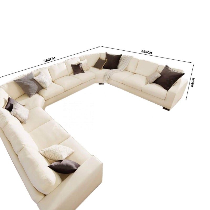 Modern U Shaped Sofa 11 Seater - Image 5